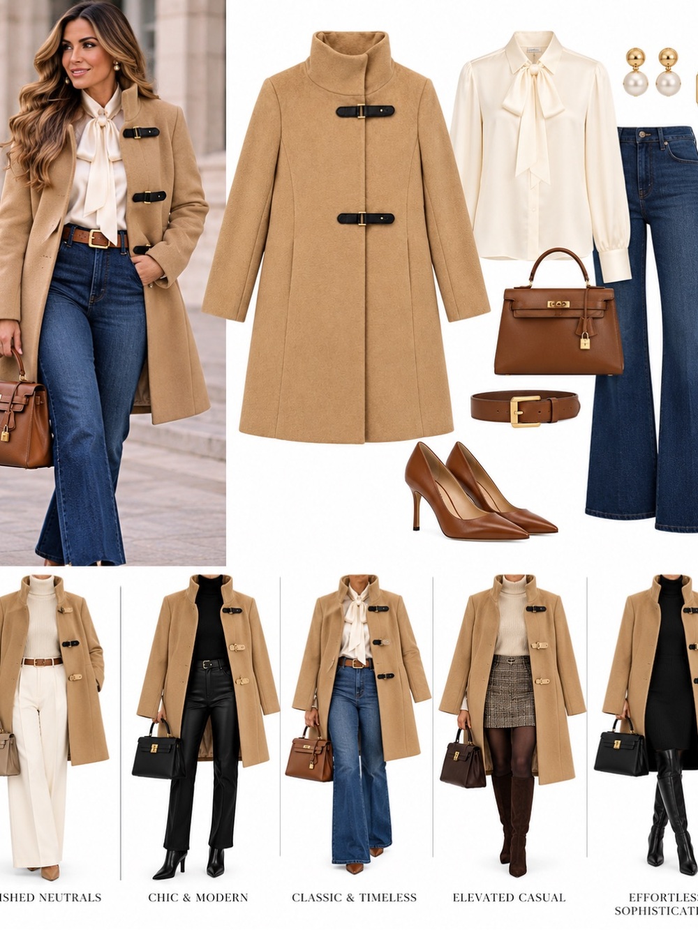 Ralph Lauren Camel Wool Coat — Classic Equestrian Style 6